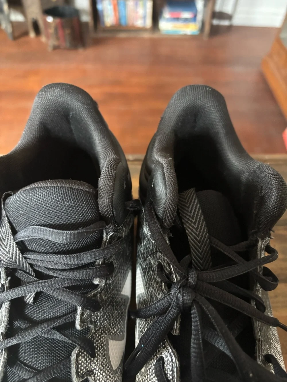 Under Armour Men’s Black and White Athletic Cleats